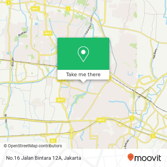 No.16 Jalan Bintara 12A map