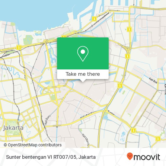 Sunter bentengan VI RT007/05 map