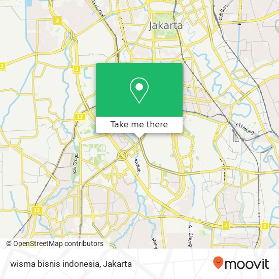 wisma bisnis indonesia map