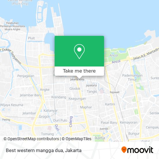 Best western mangga dua map