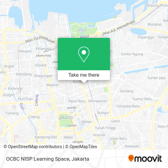 OCBC NISP Learning Space map