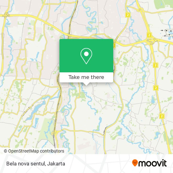 Bela nova sentul map