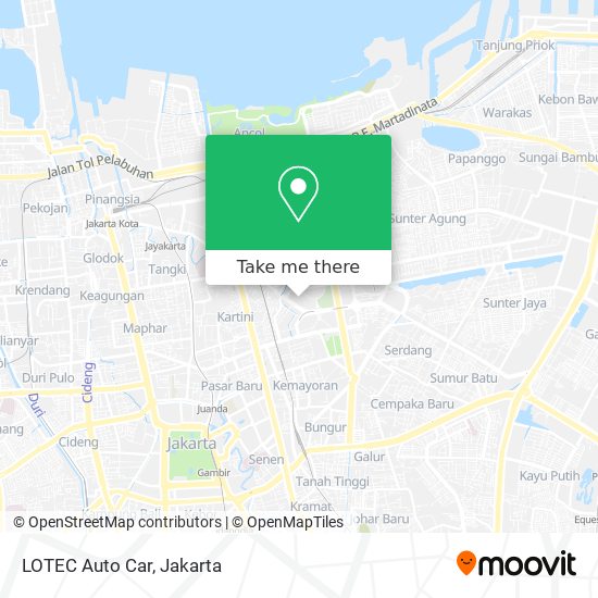 LOTEC Auto Car map