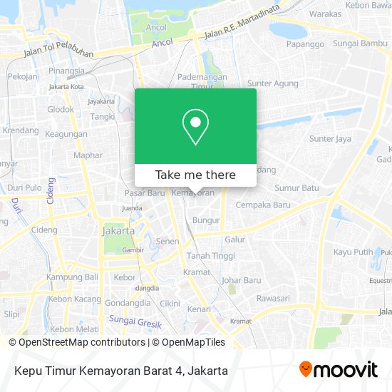 Kepu Timur Kemayoran Barat 4 map