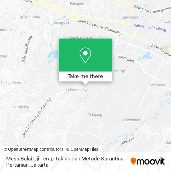 Mess Balai Uji Terap Teknik dan Metode Karantina Pertanian map