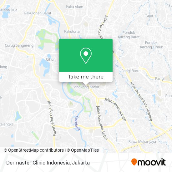 Dermaster Clinic Indonesia map