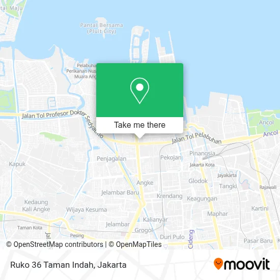 Ruko 36 Taman Indah map