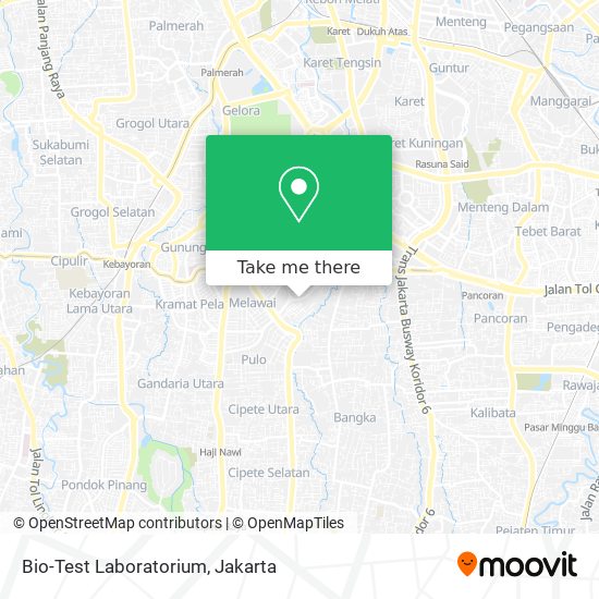 Bio-Test Laboratorium map