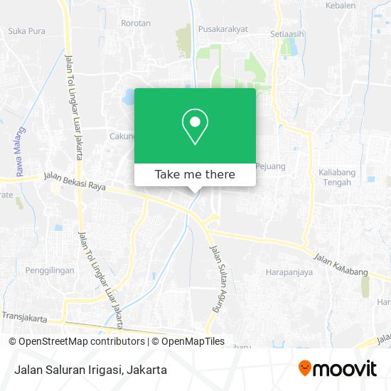 Jalan Saluran Irigasi map