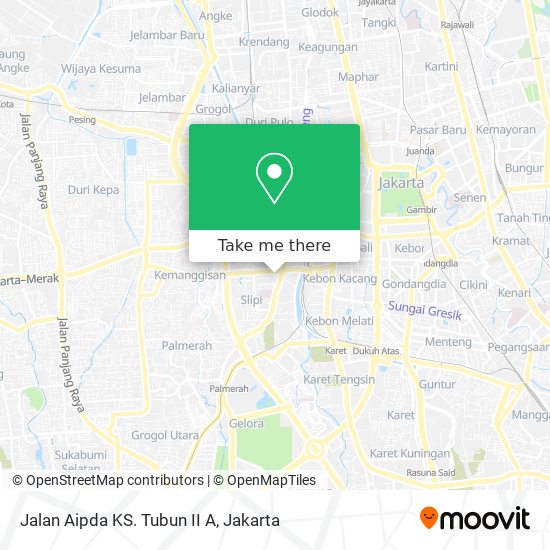 Jalan Aipda KS. Tubun II A map