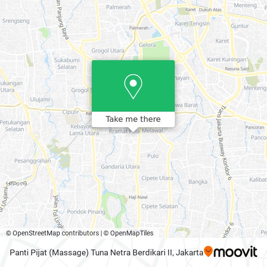 Panti Pijat (Massage) Tuna Netra Berdikari II map