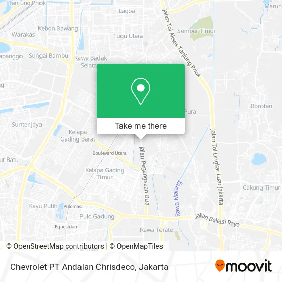 Chevrolet PT Andalan Chrisdeco map