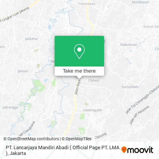 PT. Lancarjaya Mandiri Abadi ( Official Page PT. LMA ) map