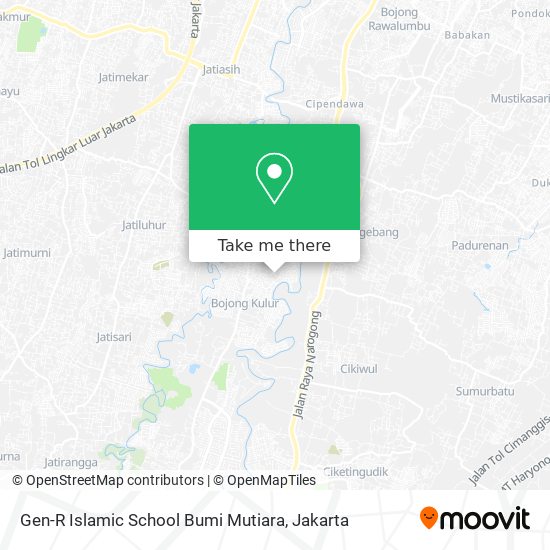 Gen-R Islamic School Bumi Mutiara map