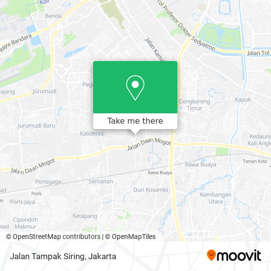 Jalan Tampak Siring map