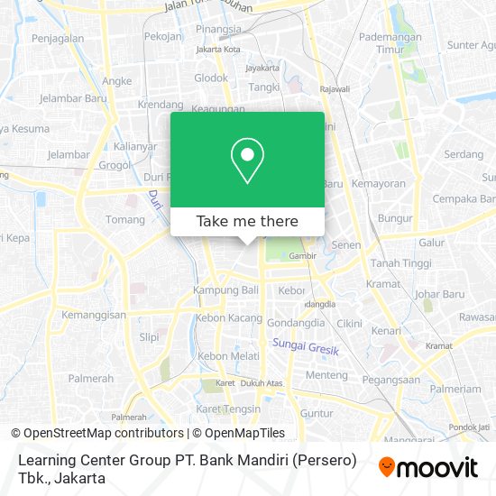 Learning Center Group PT. Bank Mandiri (Persero) Tbk. map