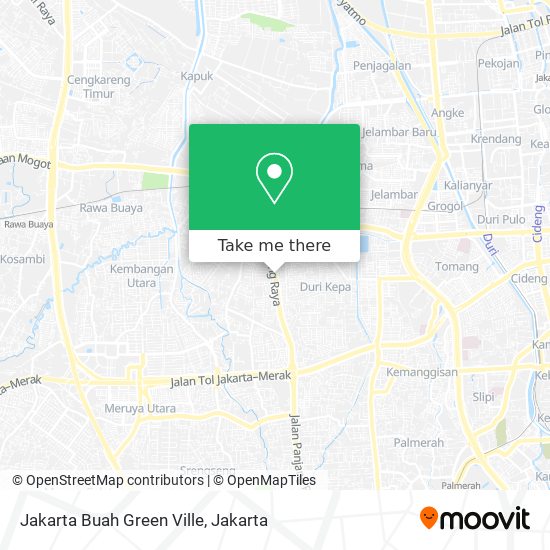 Jakarta Buah Green Ville map