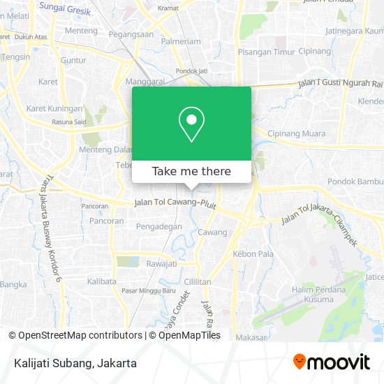Kalijati Subang map