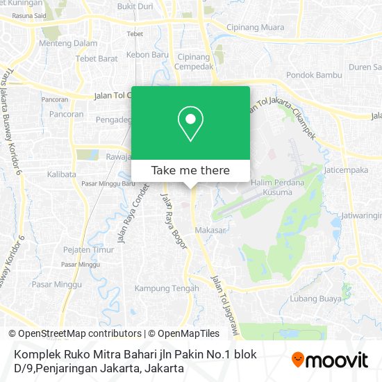 Komplek Ruko Mitra Bahari jln Pakin No.1 blok D / 9,Penjaringan Jakarta map