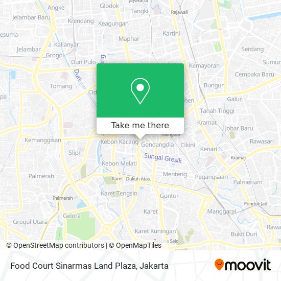 Food Court Sinarmas Land Plaza map