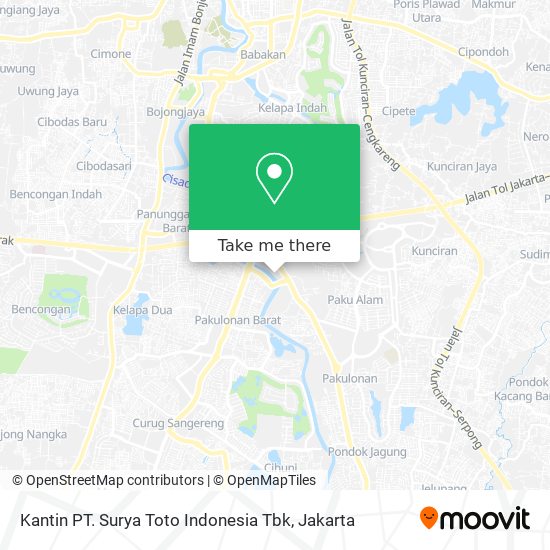 Kantin PT. Surya Toto Indonesia Tbk map