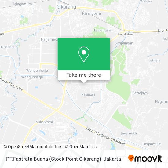 PT.Fastrata Buana (Stock Point Cikarang) map