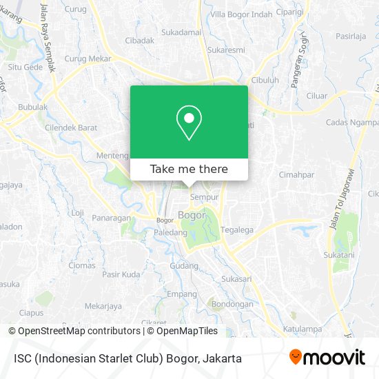 ISC (Indonesian Starlet Club) Bogor map