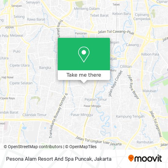 Pesona Alam Resort And Spa Puncak map