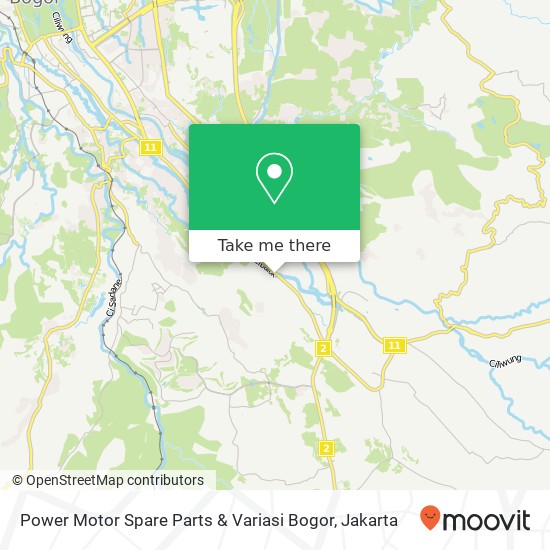Power Motor Spare Parts & Variasi Bogor map