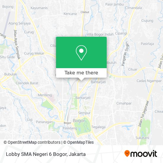 Lobby SMA Negeri 6 Bogor map