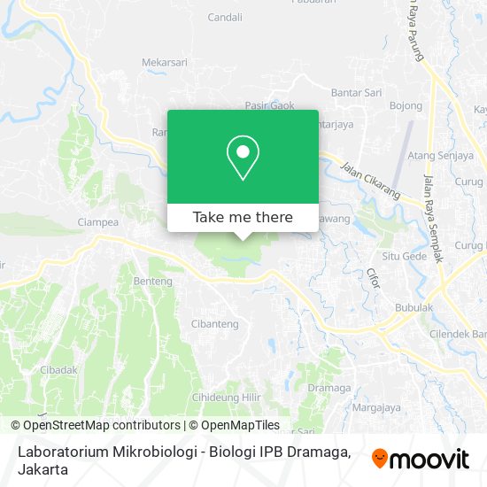Laboratorium Mikrobiologi - Biologi IPB Dramaga map