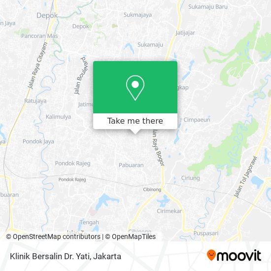 Klinik Bersalin Dr. Yati map