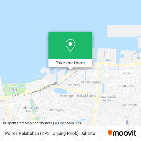 Polres Pelabuhan (KP3 Tanjung Priok) map