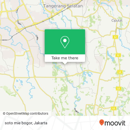 soto mie bogor map