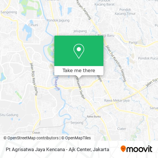 Pt Agrisatwa Jaya Kencana - Ajk Center map