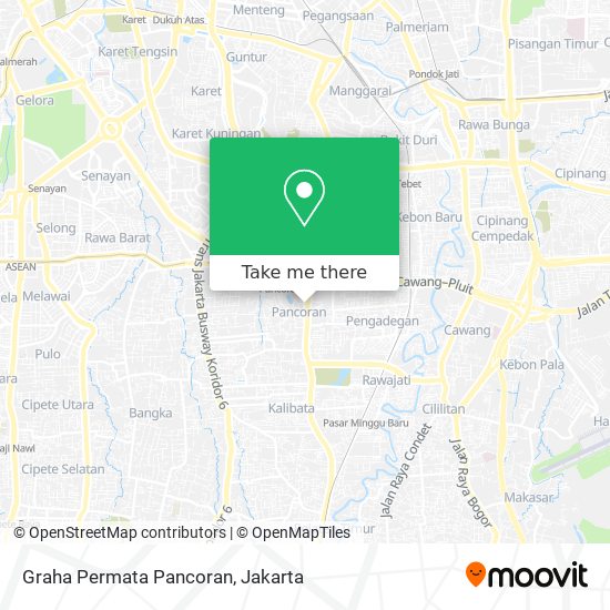 Graha Permata Pancoran map