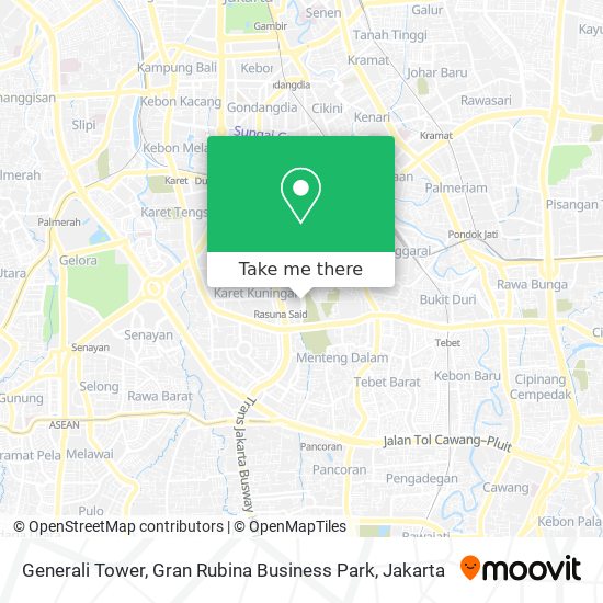 Generali Tower, Gran Rubina Business Park map