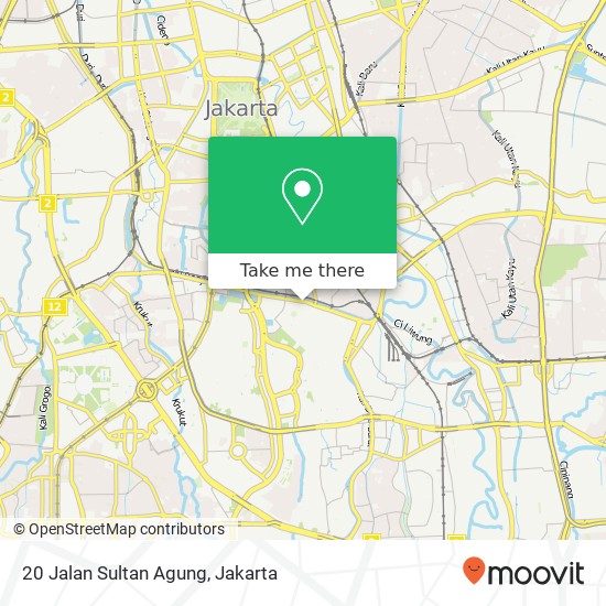 20 Jalan Sultan Agung map