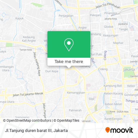 Jl.Tanjung duren barat III map
