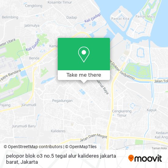 pelopor blok o3 no.5 tegal alur kalideres jakarta barat map