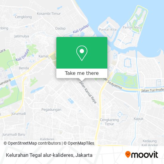 Kelurahan Tegal alur-kalideres map