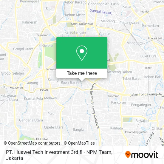 PT. Huawei Tech Investment 3rd fl - NPM Team map