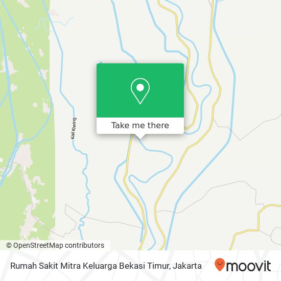 Rumah Sakit Mitra Keluarga Bekasi Timur map