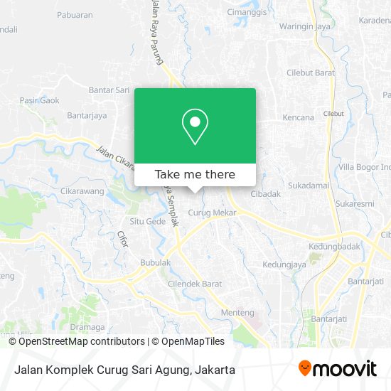 Jalan Komplek Curug Sari Agung map