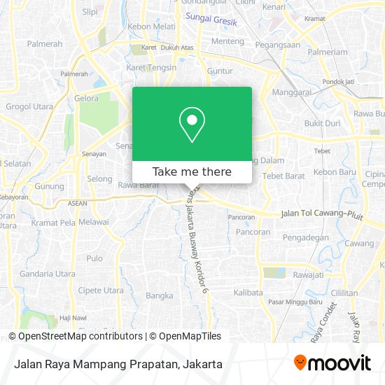 Jalan Raya Mampang Prapatan map