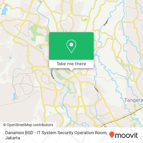 Danamon BSD - IT System Security Operation Room map