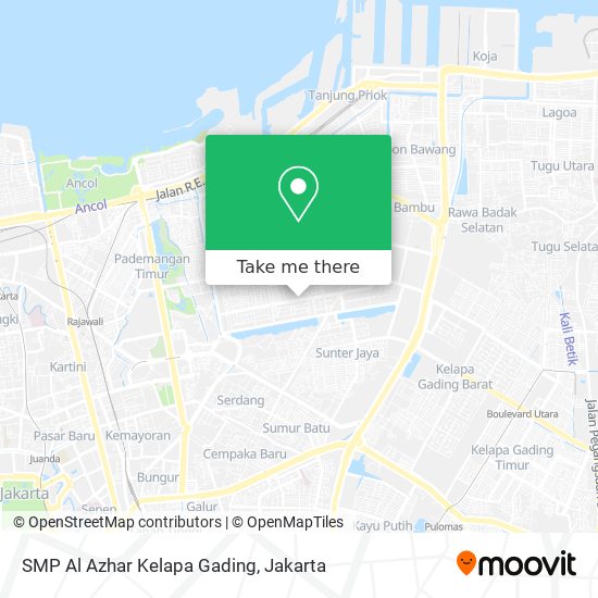 SMP Al Azhar Kelapa Gading map