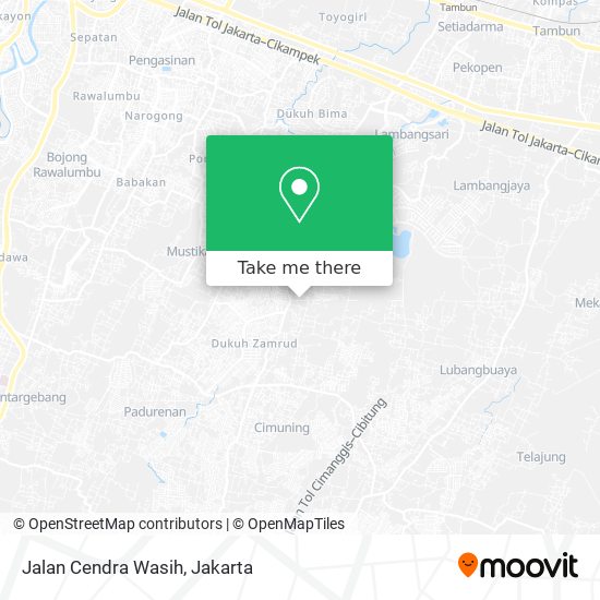 Jalan Cendra Wasih map