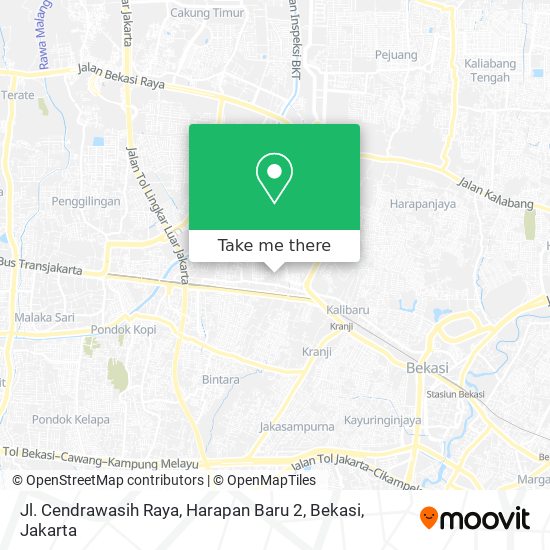 Jl. Cendrawasih Raya, Harapan Baru 2, Bekasi map
