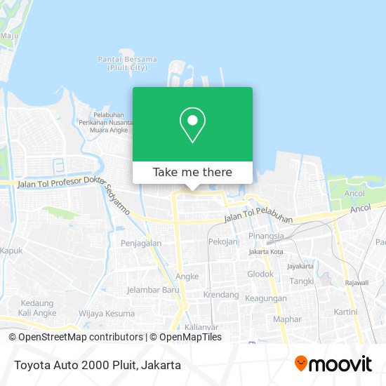 Toyota Auto 2000 Pluit map